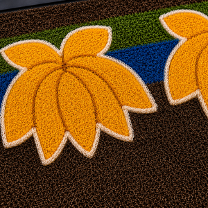 Tapis de porte personnalisable à motif floral, antidérapant, lavable, pour intérieur et extérieur, tapis de bienvenue décoratif pour la maison - Product Image 4