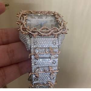 Reloj de Diamantes Moissanite DEF de Alta Calidad, Estilo Hip Hop, con Mecanismo Mecánico Automático y Manual - Product Image 2