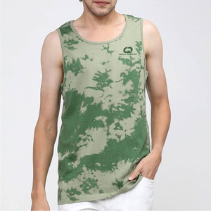 Camiseta sin Mangas de Hombre de Alta Calidad, Tejida, Transpirable, de Color Liso, Corte Holgado, para Entrenamiento Físico, Casual, Hogar y Calle - Product Image 1