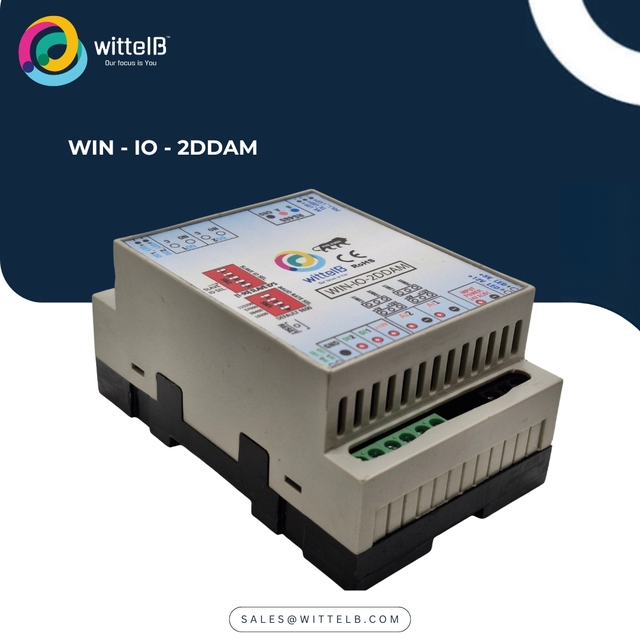 IO Module with 2 Digital Input 2 Digital Output 2 Analog Input Modbus RS485 Interface ROM & RAM Memory