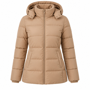 Abrigo Acolchado de Invierno para Mujer, Talla Grande, con Capucha, Diseño Transpirable Cloud, Precio al por Mayor, Personalización OEM - Product Image 1