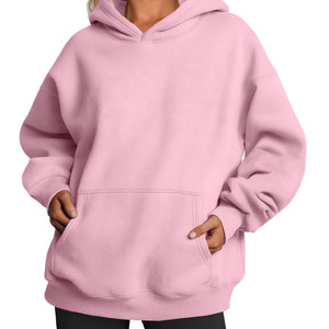 Sweat à capuche pour femme de qualité supérieure, tissu doux en polaire, vêtements surdimensionnés, respirant, décontracté, mode moderne - Product Image 4