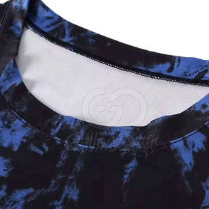 Camisa de hombre con estampado tie-dye personalizado y elegante, suave, 100% algodón, ropa informal de moda urbana para hombre - Product Image 5