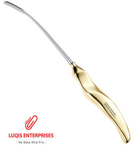 Dissectores Endoscópicos Frontotemporales Curvos de 24 cm de Acero Inoxidable, Instrumento Quirúrgico de Endoscopia Facial para Cirugía Plástica - Product Image 4