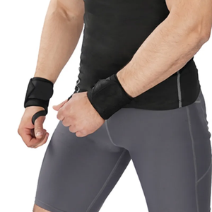 Bandes de soutien pour poignets de sport personnalisées et durables avec sangles réglables, respirantes, en polyester et coton élastique, pour la musculation - Product Image 5