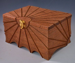 Caja de Madera Pequeña Hecha a Mano con Tapa - Caja de Almacenamiento de Joyas Natural y Caja de Regalo - Organizador Rústico para Recuerdos Indio - Product Image 4