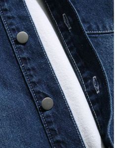 Chaqueta Vaquera para Hombre, Estilo Urbano 2025, con Capucha, Diseño Moderno, Corte Ajustado, Transpirable, para Invierno - Product Image 3