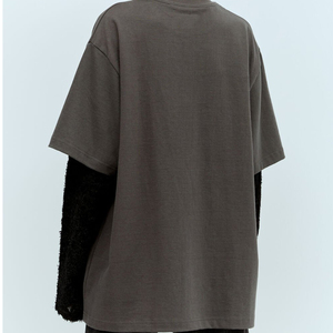 เสื้อยืดผู้ชายสั่งทำพิเศษ สไตล์ไฮสตรีท สองชั้น ผ้าฝ้าย 100% พิมพ์โลโก้ตามสั่ง แขนยาว คุณภาพสูง - Product Image 3