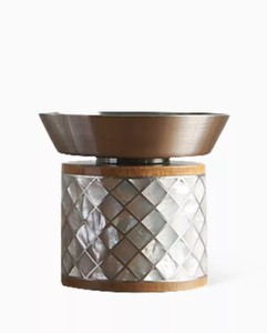 Luxury Mother of Pearl <b>Bakhoor</b> Burner Mabkhara Arabic <b>Oud</b> Incense Sandalwood Eco-Friendly Home Fragrance Decor - Product Image 1
