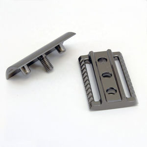 Maquinilla de Afeitar de Seguridad de Acero Inoxidable de Lujo y Calidad Premium, Clásica de Doble Filo para Hombres, para Cara, Cuerpo y Zona del Bikini, No Desechable - Product Image 2