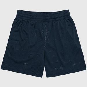 Shorts de sport décontractés pour hommes, grande taille, en polyester respirant, séchage rapide, taille élastique, couleur unie, haute qualité - Product Image 4