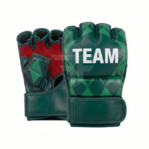 Professional Training MMA Boxing <b>Gloves</b> PU Leather Custom Logo Personalized Competition <b>Gloves</b> <b>Moisture</b> Wicking Hook Loop - Product Image 4