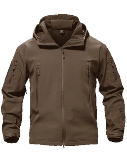 Men's Tactical Softshell <b>Jacket</b> Waterproof Windproof <b>Fleece</b> <b>Lined</b> Winter Hooded Hiking Ski Outdoor <b>Jacket</b> Multi-Pocket OEM ODM - Product Image 5