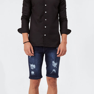 Proveedor Mayorista y Fabricante de Shorts de Mezclilla de Verano de Alta Calidad para Hombre, con Logotipo y Etiqueta Personalizados, Shorts de Mezclilla Premium - Product Image 4