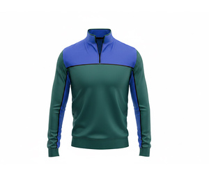 Custom Teamwear Quarter Zip <b>Jacket</b> Manufacturer <b>Men</b> Women Youth Sportswear Quick Dry Team <b>Pullover</b> - Product Image 5