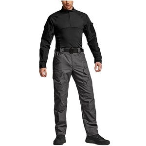 Wholesale High Quality Polyester Custom Logo Men's Work Cargo Pants for Men - Product Image 3