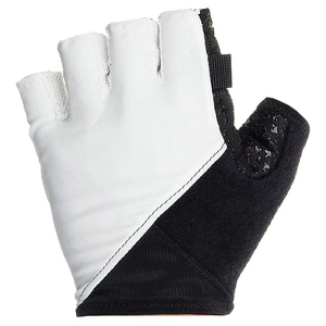 Half Finger Lightweight Non-Slip Cycling Gloves Black White Mesh Palm Protection Adult Neoprene Breathable Letter Pattern - Product Image 2