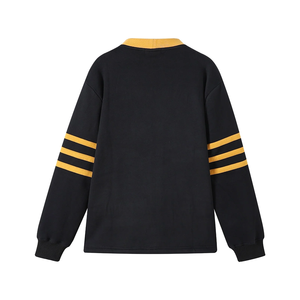 Alabama State Black Fleece <b>Cardigan</b> Sweater <b>Women</b> Streetwear Knit Jacket Soft <b>Warm</b> Winter Casual V Neck Varsity Style Front - Product Image 2