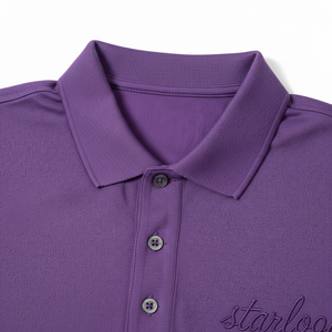 Polo publicitaire personnalisé OEM à manches courtes avec logo imprimé, chemise de travail, chemise culturelle, polo uni de couleur unie pour usine - Product Image 5