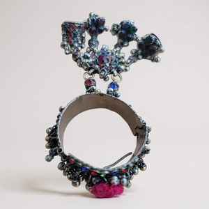 Conjuntos de Joyería Nupcial India al por Mayor para Mujer, Hermosos y Hechos a Mano, Chapados en Oro, con Pendientes Antiguos y Collar de Gargantilla - Product Image 2