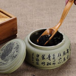 Cucharas de Té de Bambú Natural para Servir Té Suelto, Utensilios Ecológicos para Café y Té - Product Image 2