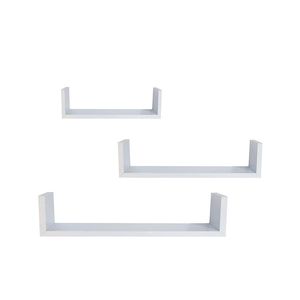 Set di 3 Mensole Galleggianti da Parete, Scaffali per Libri e Oggetti, Decorazione Casa, Mensole Espositive Fluttuanti - Product Image 6