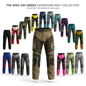 Latest Design Textile Motorcycle Riding Pants <b>Waterproof</b> Protective Biker Breathable Armored with Knee <b>Pads</b> Motorbike Pants Men - Product Image 1