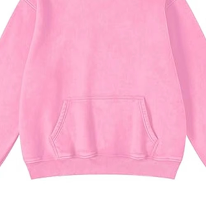 เสื้อฮู้ดดี้โอเวอร์ไซส์แบบยูนิเซ็กซ์สำหรับฤดูหนาว ผ้าฝ้ายฟลีซ 100% สวมหัว สไตล์ลำลอง สตรีทแวร์ แห้งเร็ว รับผลิตแบบ OEM ODM - Product Image 5