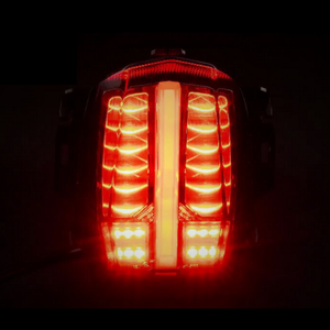 R15 2017-2022 Motorcycle Integrated Signal LED <b>Tail</b> Light Rear Brake Lamp Turn Signal Smoke Lens - Product Image 4