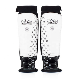 Latest Model Fair tex Shin Pad Guard Genuine Cowhide Leather Lightweight Eco-Friendly Protection Gear Custom Logo <b>Training</b> - Product Image 5