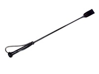 Agrafeuse d'équitation en cuir de fibre flexible de HMB-600I Type Bullwhip BDSM fessée fouet de pagaie pour une utilisation équestre et BDSM