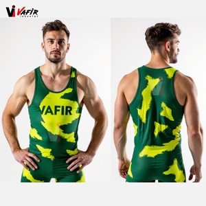 Oferta Especial: Singlet de Lucha Personalizado por Sublimación, Ecológico y Ligero, con Soporte Lumbar, para Entrenamiento, para Hombres y Niñas, Ropa Deportiva, Body - Product Image 1