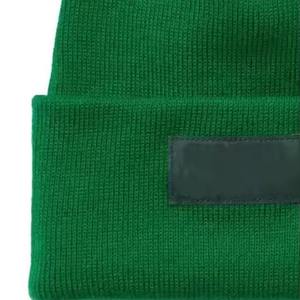 Fabricants de bonnets personnalisés, impression intégrale, jacquard, mode Y2K, streetwear, bonnet d'hiver à revers, bonnet en tricot avec logo - Product Image 4