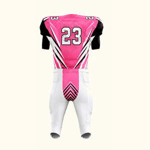 Nouvelle Arrivée Ensembles d'uniformes de football américain pour hommes Personnalisables Vente en gros Manches courtes Respirants Grandes tailles Impression numérique frontale 100% - Product Image 2