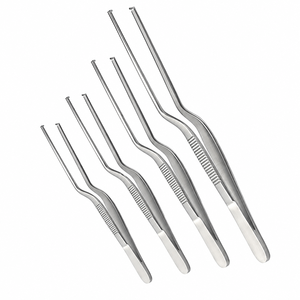 Pinces chirurgicales en acier inoxydable à pointe courbée pour la chirurgie générale, certifiées CE, classe I, instrument manuel - Product Image 5