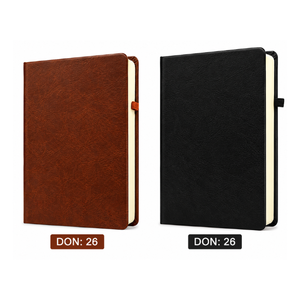 Agenda de Cuero PU de Lujo, Diario, Planificador, con Cierre de Correa, para Oficina, Reuniones de Negocios, Escritura de Notas y Set de Regalo - Product Image 1