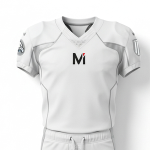 ชุดยูนิฟอร์มอเมริกันฟุตบอลแบบใหม่ ดีไซน์สั่งทำพิเศษ ชุดเสื้อทีมแบบซับลิเมชั่น วัสดุยืดหยุ่น ทนทาน เหมาะสำหรับการแข่งขัน - Product Image 2