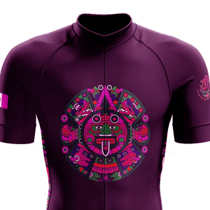 Conjunto de Uniforme de Ciclismo Personalizado con Protección UV Sublimada al por Mayor, Conjunto de Jersey de Ciclismo de Manga Corta para Verano, Tejido Transpirable - Product Image 2