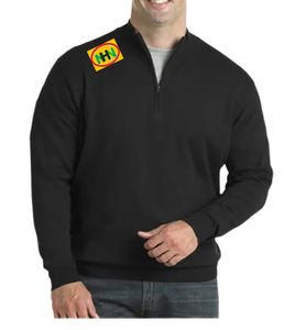 Suéter de punto de lana para hombre, de alta calidad, estilo casual, con media cremallera, cuello almohada, color liso, teñido, nuevo estilo, para invierno - Product Image 5