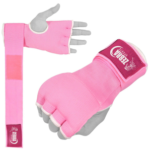 Guantes de Boxeo de Gel para Entrenamiento, con Correa Larga para Muñeca, para Hombre y Mujer, Equipo de Karate, Protección Interior para Medio Dedo, Cierre de Gancho y Bucle - Product Image 4