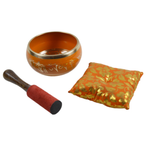 Bol chantant tibétain fait main, authentique instrument bouddhiste de méditation et de yoga, décoration, bol chantant décoratif - Product Image 2