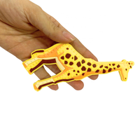 Jouet de dentition pour bébé en silicone en forme de girafe, flexible, pour 0-24 mois