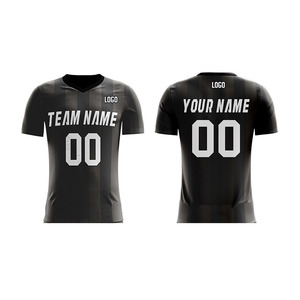 Camiseta de fútbol de manga corta para equipo, top deportivo de alto rendimiento, transpirable, para entrenamiento, partido, juvenil, adulto, manga corta - Product Image 1