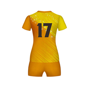 Conjunto de Camiseta y Pantalones Cortos de Voleibol con Impresión Personalizada, Sublimación, Secado Rápido, Ropa Deportiva de Alto Rendimiento, Proveedor - Product Image 3