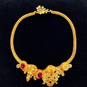 Temple Style Antique Kada <b>Bangle</b> <b>Set</b>-Fine <b>Bangles</b> - Product Image 2