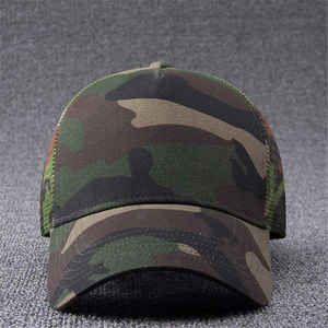 Gorra Trucker Estructurada de Camuflaje de Alta Calidad al por Mayor, Unisex, Ajustable, Transpirable, Antiarrugas, Estilo Hip Hop, de Franela, para Exteriores, Casual - Product Image 4