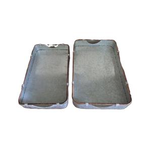 Premium Iron Galvanized Oval Food Serving <b>Tray</b> Antique <b>Silver</b> Finished Home And Hotels Usage Food & <b>Drinks</b> Serving <b>Trays</b> - Product Image 6