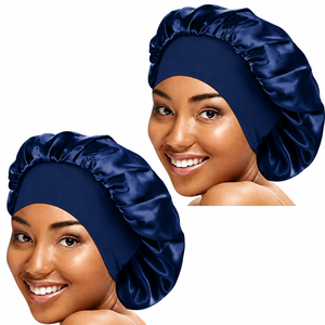 Gorro de Satén Suave con Logotipo Personalizado Premium, Banda Ajustable, Gorro para Dormir, Turbante de Seda para el Cabello - Product Image 6
