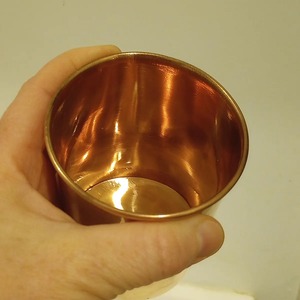 Simple Copper Glass Pure Copper Drinking Tumbler For Water Ayurvedic Health Use Kitchen Dining <b>Table</b> And Daily Drinkware Gift - Product Image 5