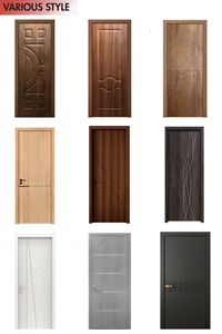 Portes intérieures pré-montées en composite bois-plastique (WPC) imperméables pour appartements, villas, hôtels, chambres et salles de bain - Product Image 4